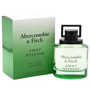 Abercrombie & Fitch Away Weekend Eau de Toilette for Men - Aromatic Fruity Fragrance with Bergamot, Atlas Cedar - 3.4 fl oz Fragrances Perfumes